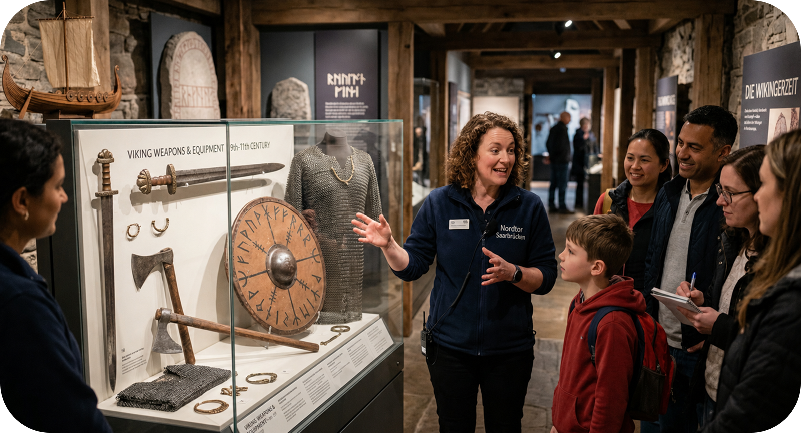 Museumsführung zu Waffen und Schutz